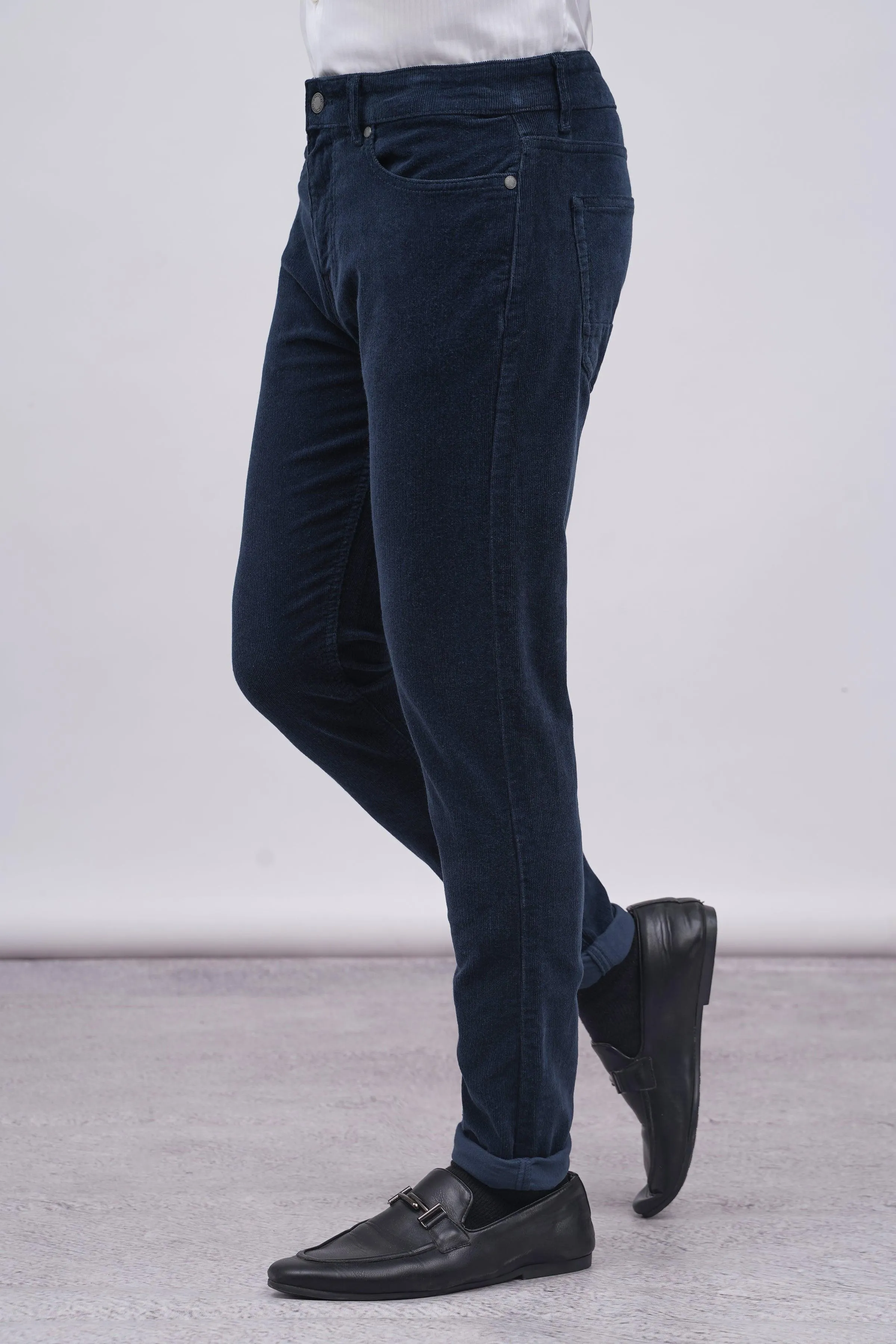 5 POCKET CORDUROY PANT NAVY