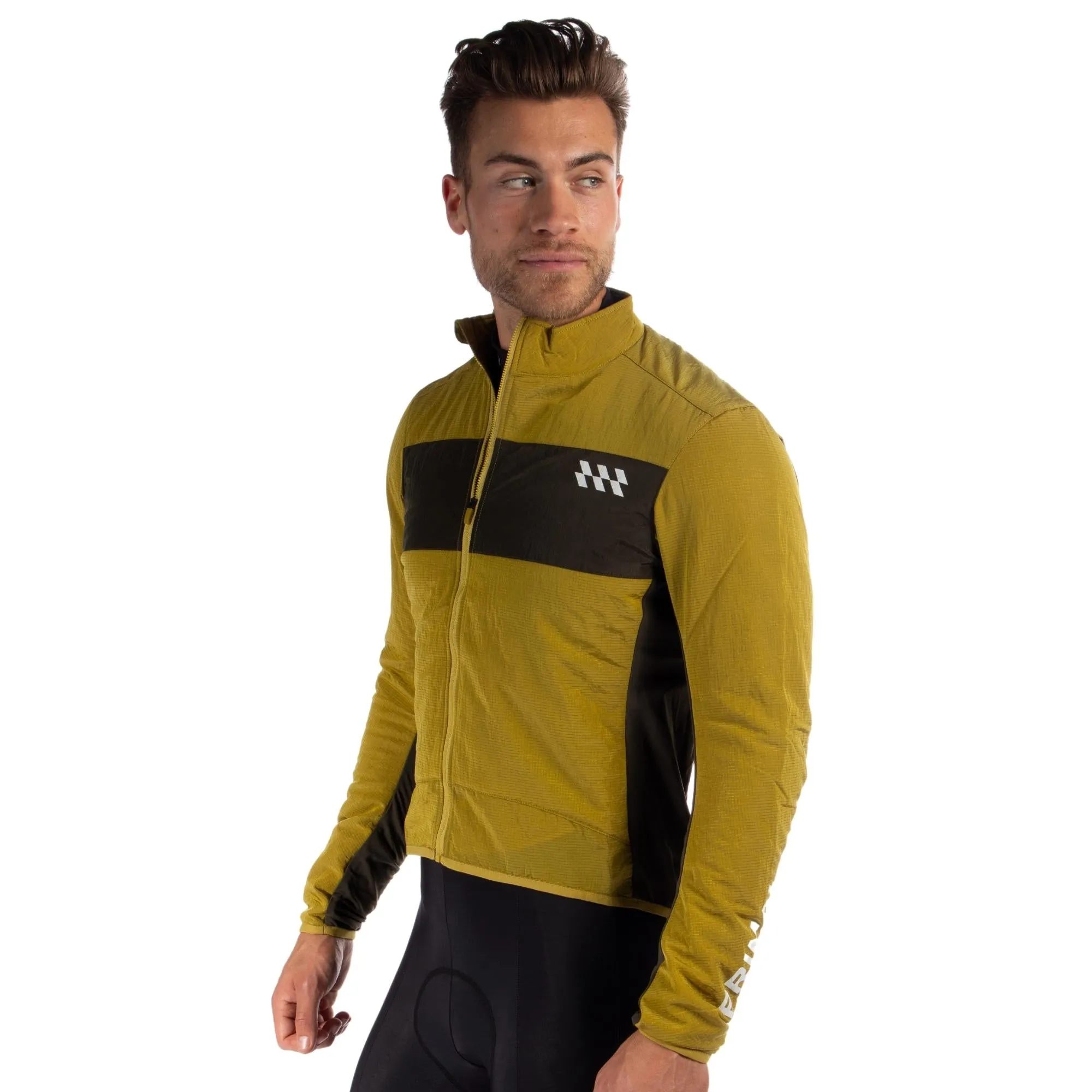 Alitios Men's Mustard Race Cut Vertos THS Jacket