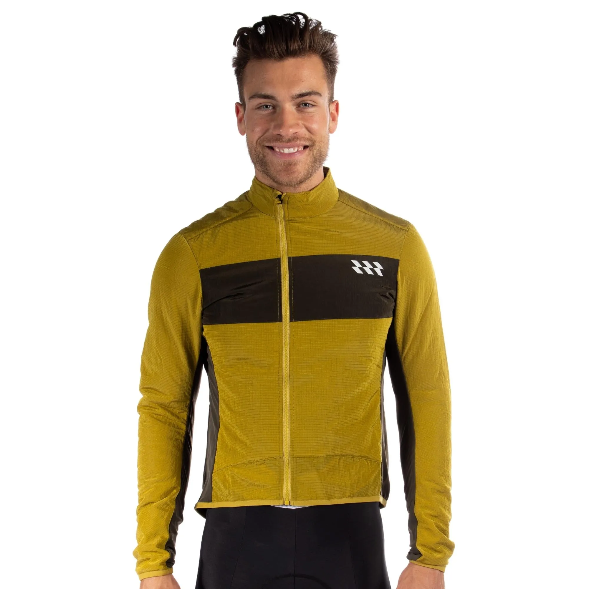 Alitios Men's Mustard Race Cut Vertos THS Jacket