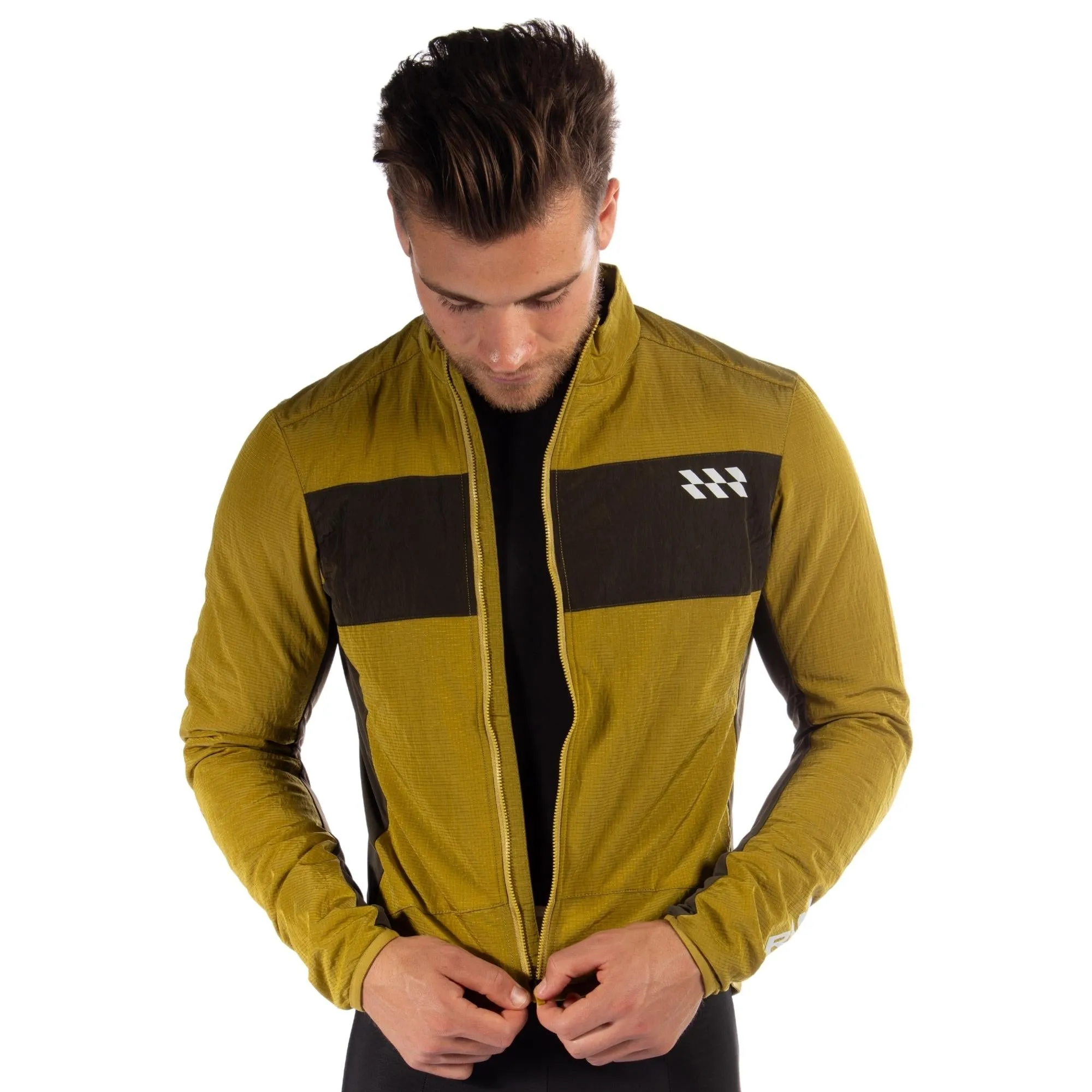 Alitios Men's Mustard Race Cut Vertos THS Jacket