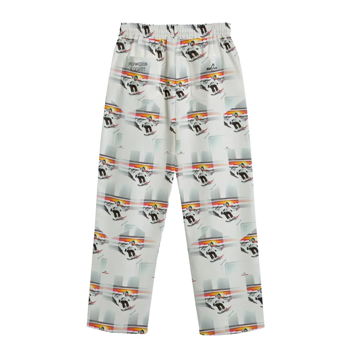 All-Over Print Unisex Straight Casual Pants | 245GSM Cottonpowder addict