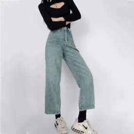 Amerie High Waisted Cropped Mom Jeans - 2 Colors