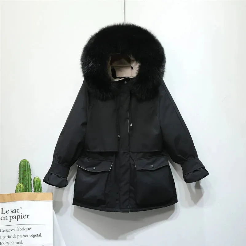 Arctic Elegance - Luxury Thermal Down Jacket