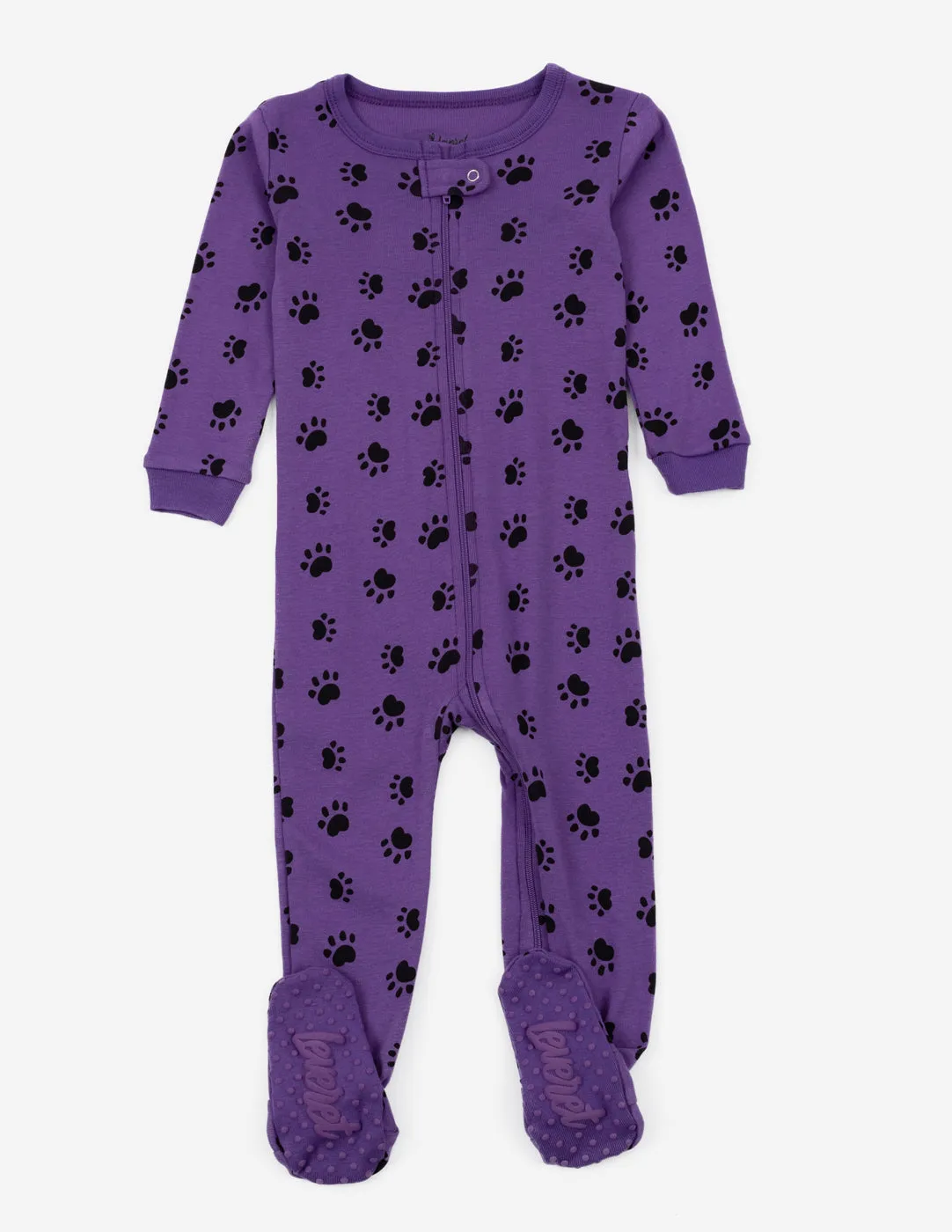 Baby Footed Paw Print Pajamas