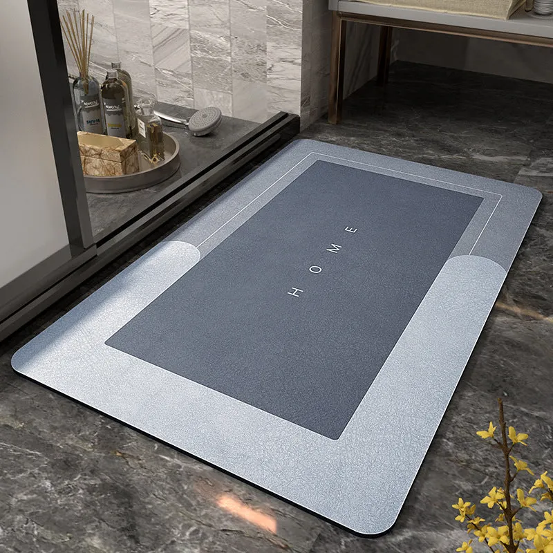 Bathroom absorbent quick-drying carpet mats