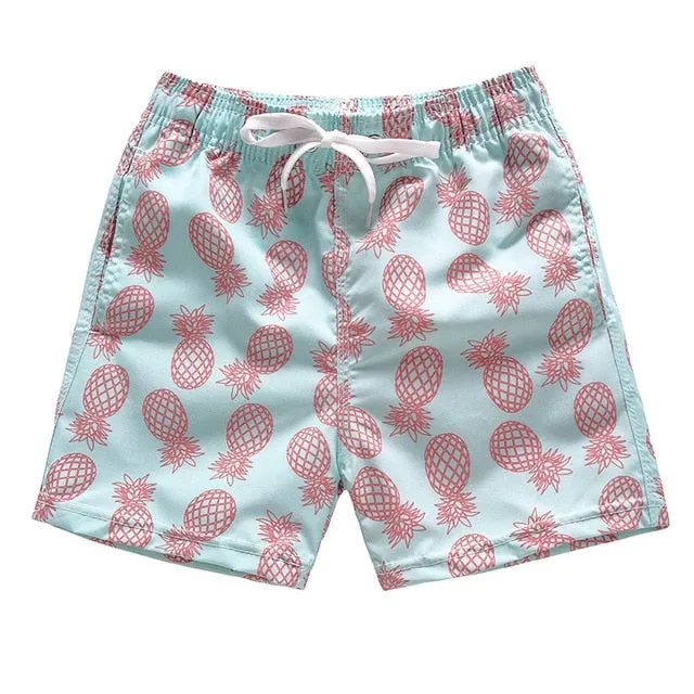 Beach Cartoon And Quick-Drying Shorts For Kids Boys