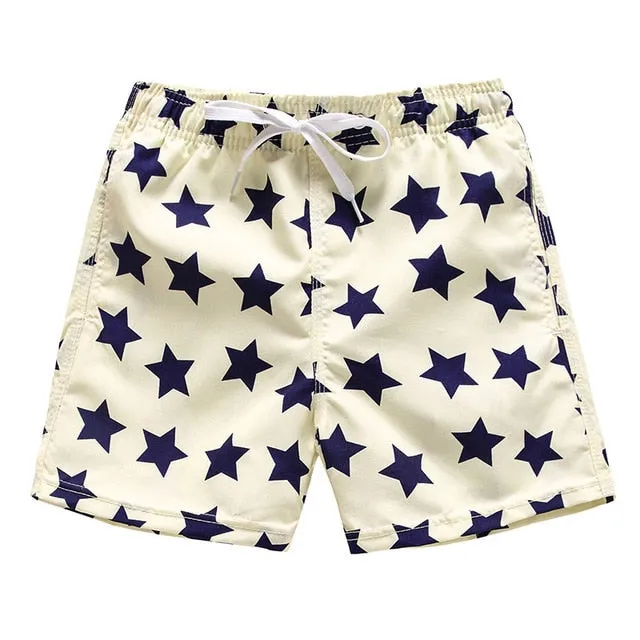 Beach Cartoon And Quick-Drying Shorts For Kids Boys