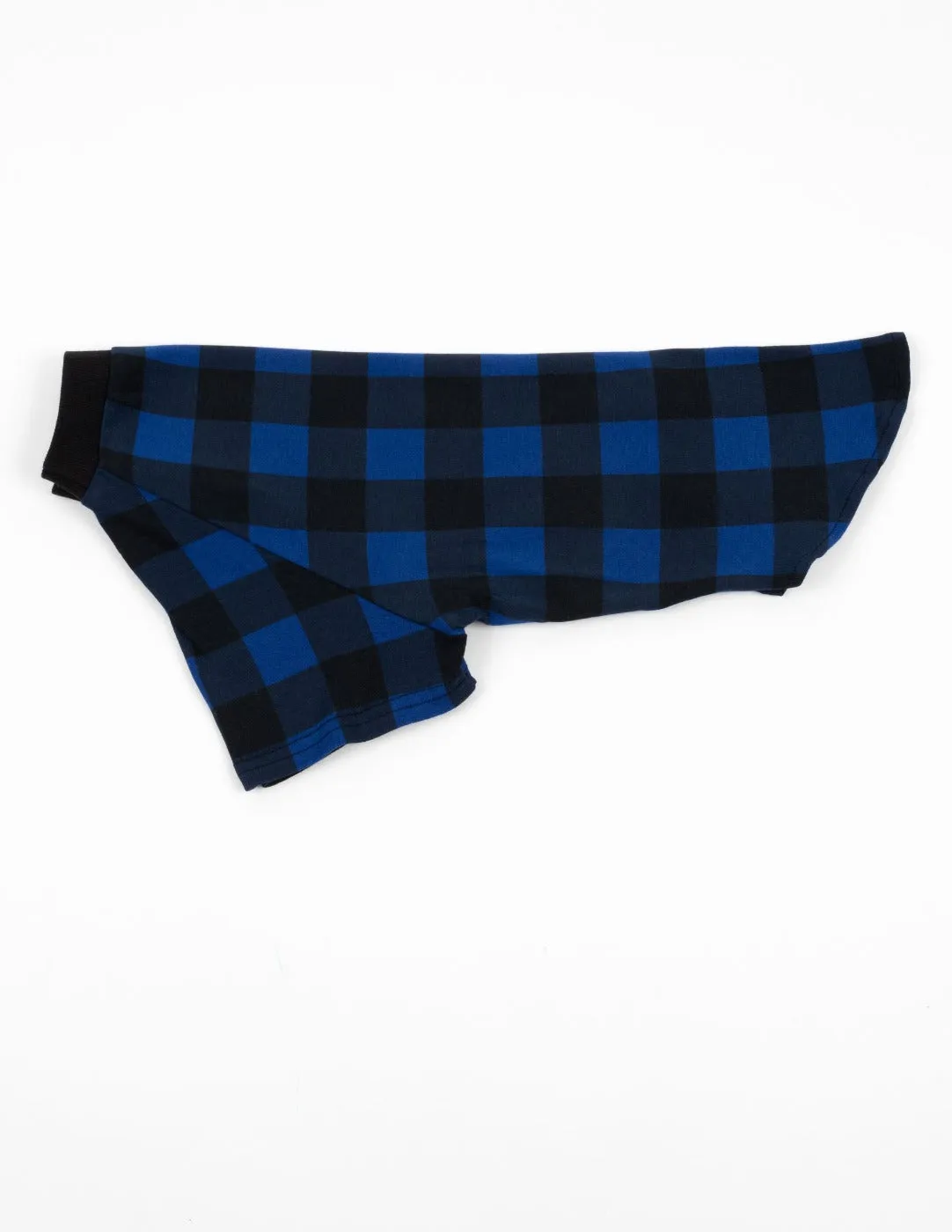 Big Dog Black & Navy Plaid Pajamas