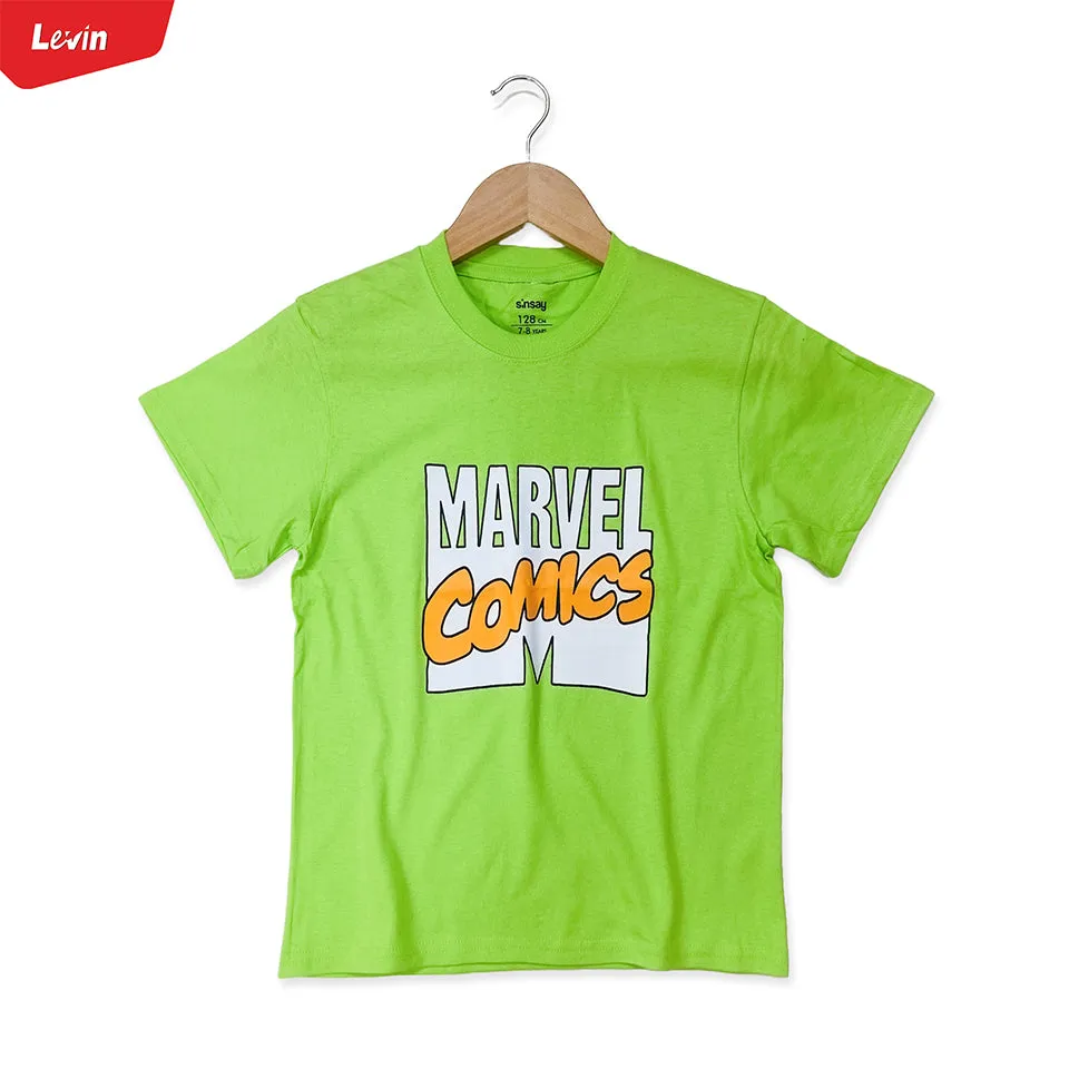 Boys Printed Short Sleeve Cotton T-shirt