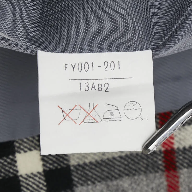 Burberry Nova Check Wool Vest Gray Multicolor