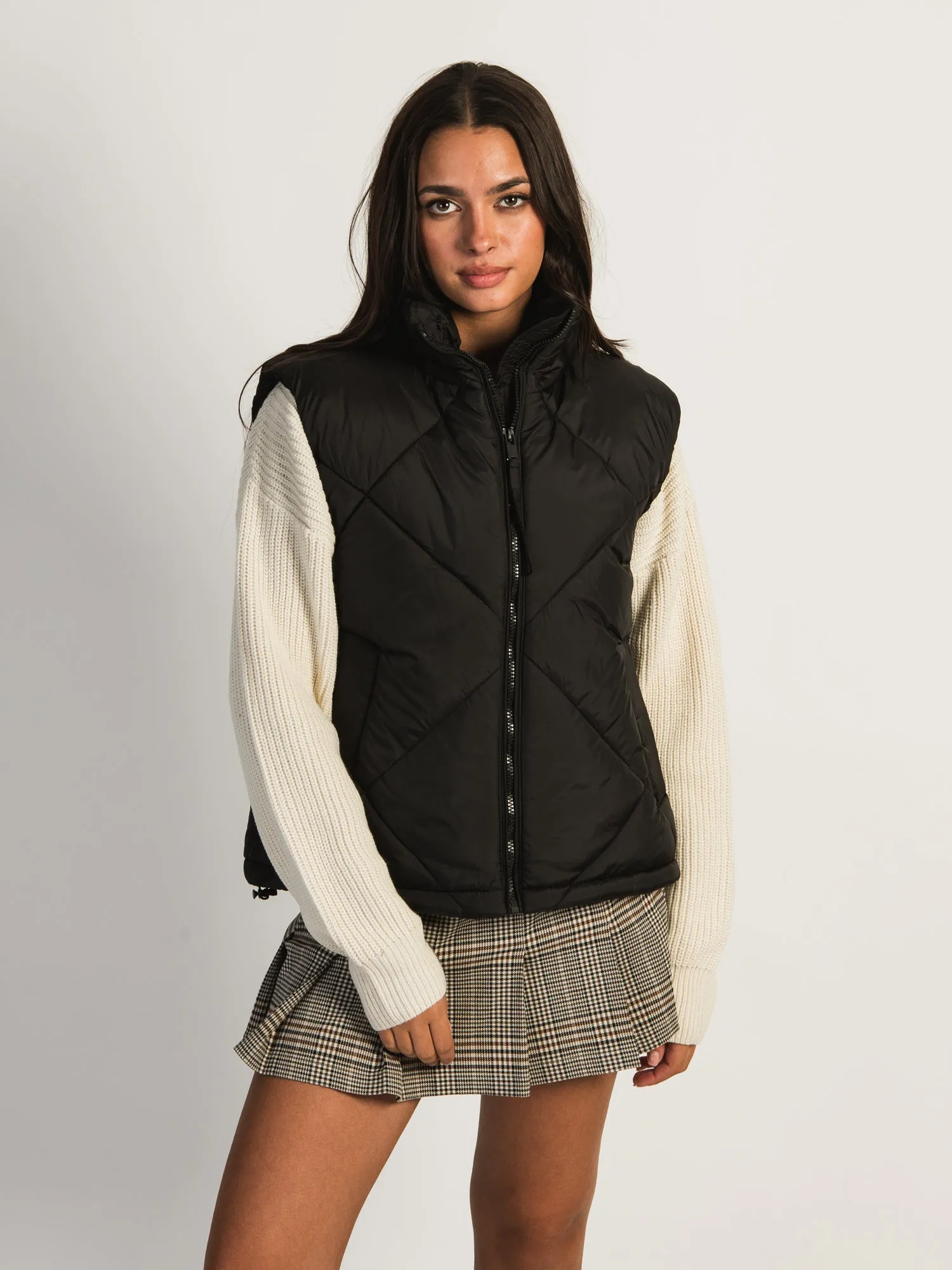 B.YOUNG BOMINA QUILTED PUFFER VEST