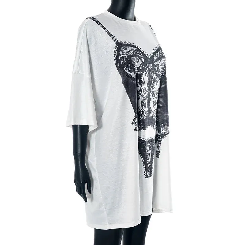 Calista Lingerie Prints Oversized T-Shirts