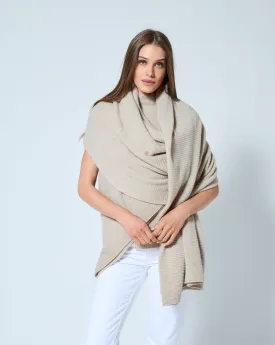 Cashmere Wrap Scarf Vest