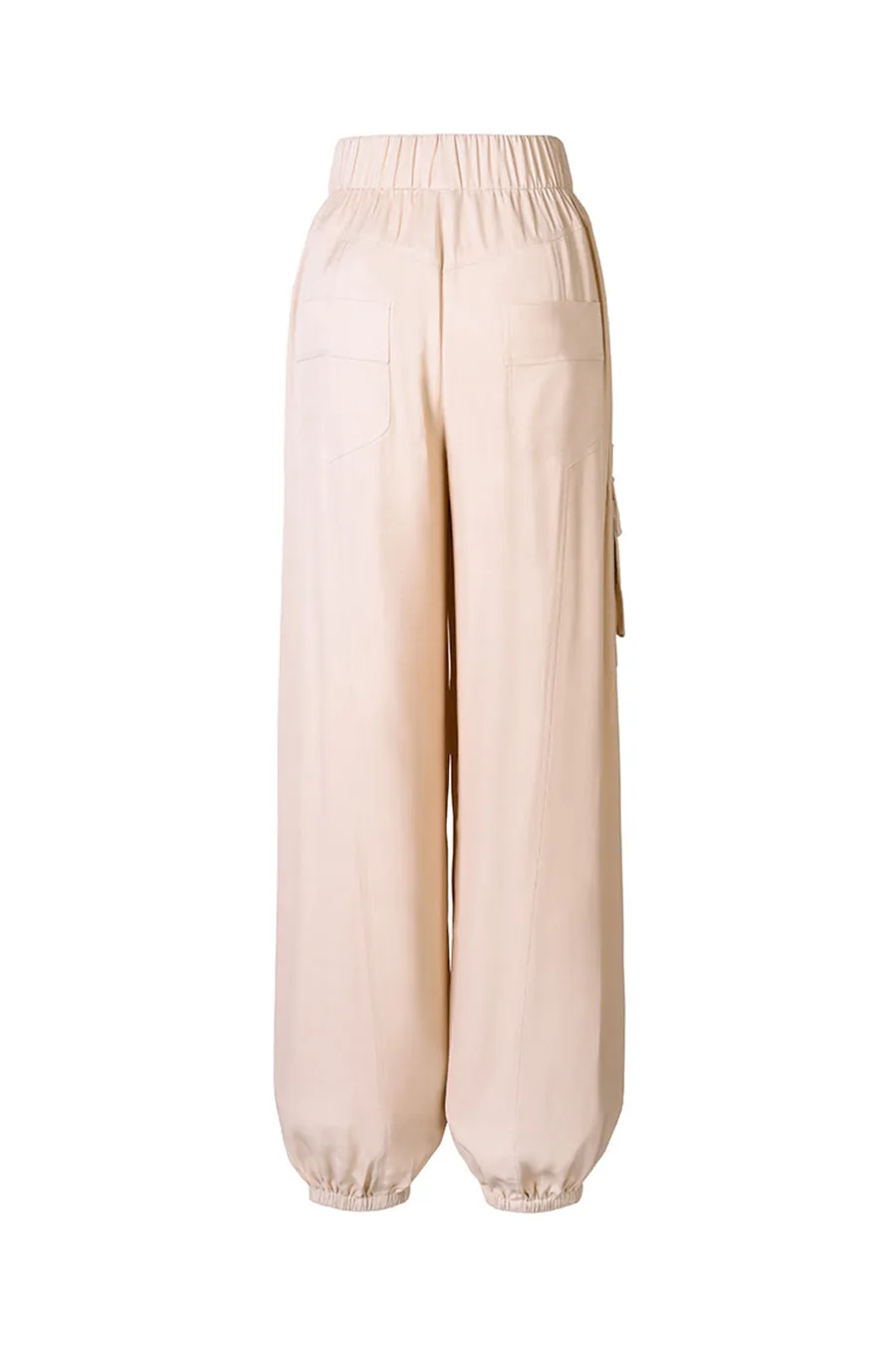 Casual slim high waist casual pants