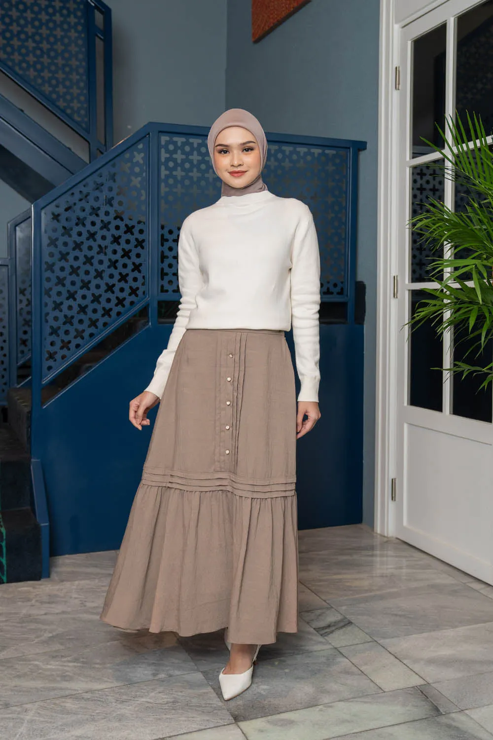 Cesia Skirt Smoke Gray