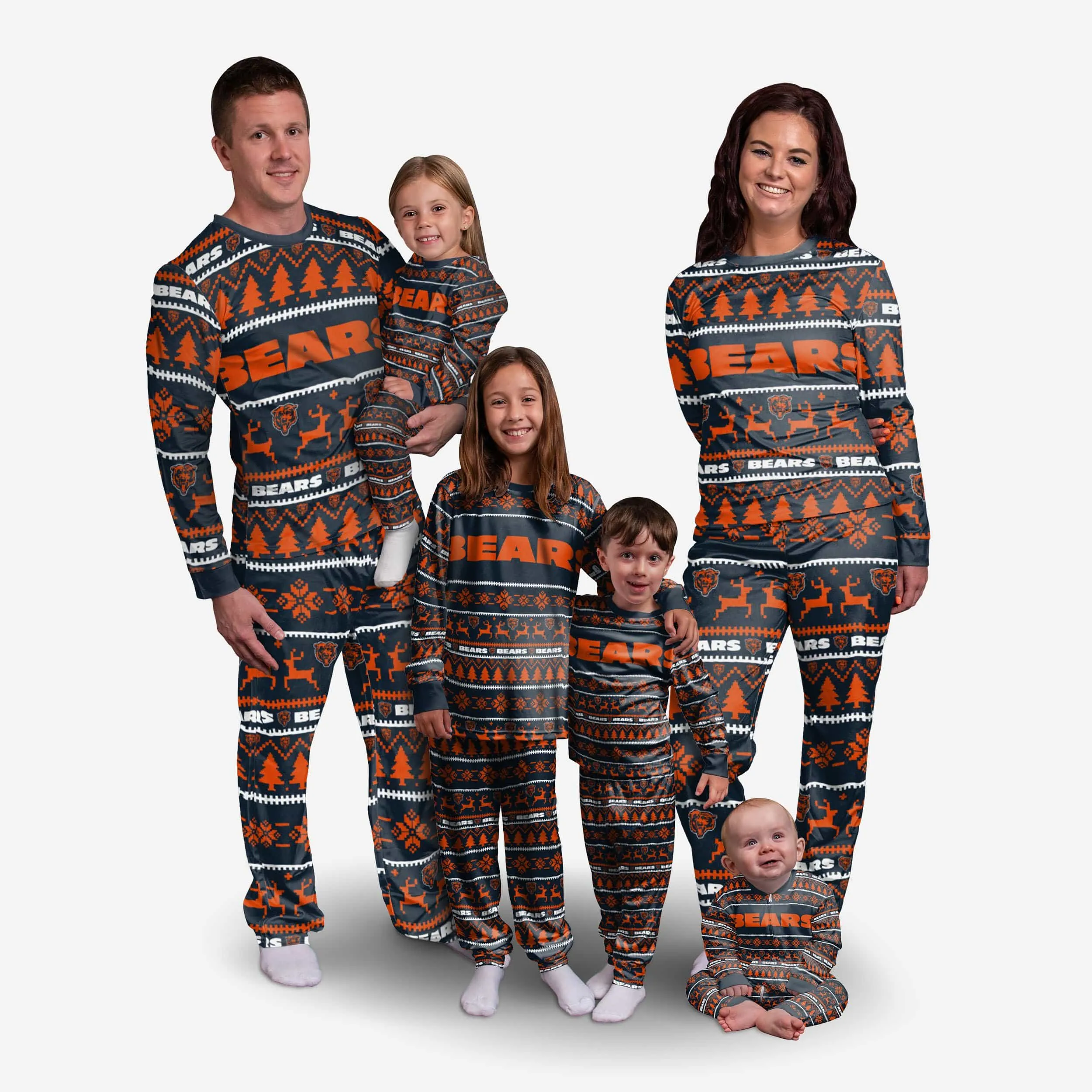 Chicago Bears Family Holiday Pajamas