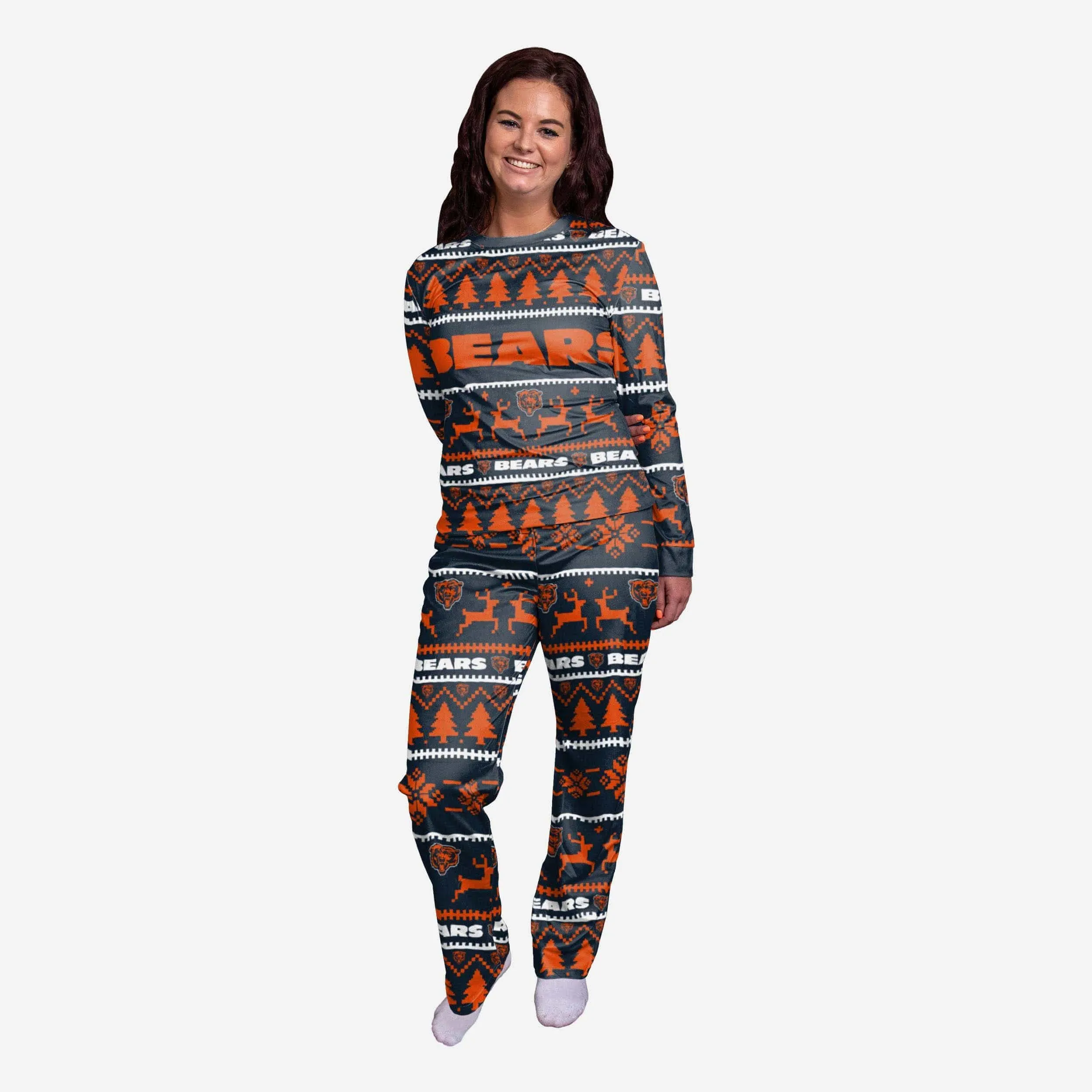 Chicago Bears Womens Family Holiday Pajamas