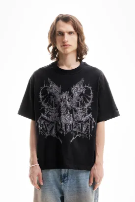 CHROME ANGEL BLACK T-SHIRT