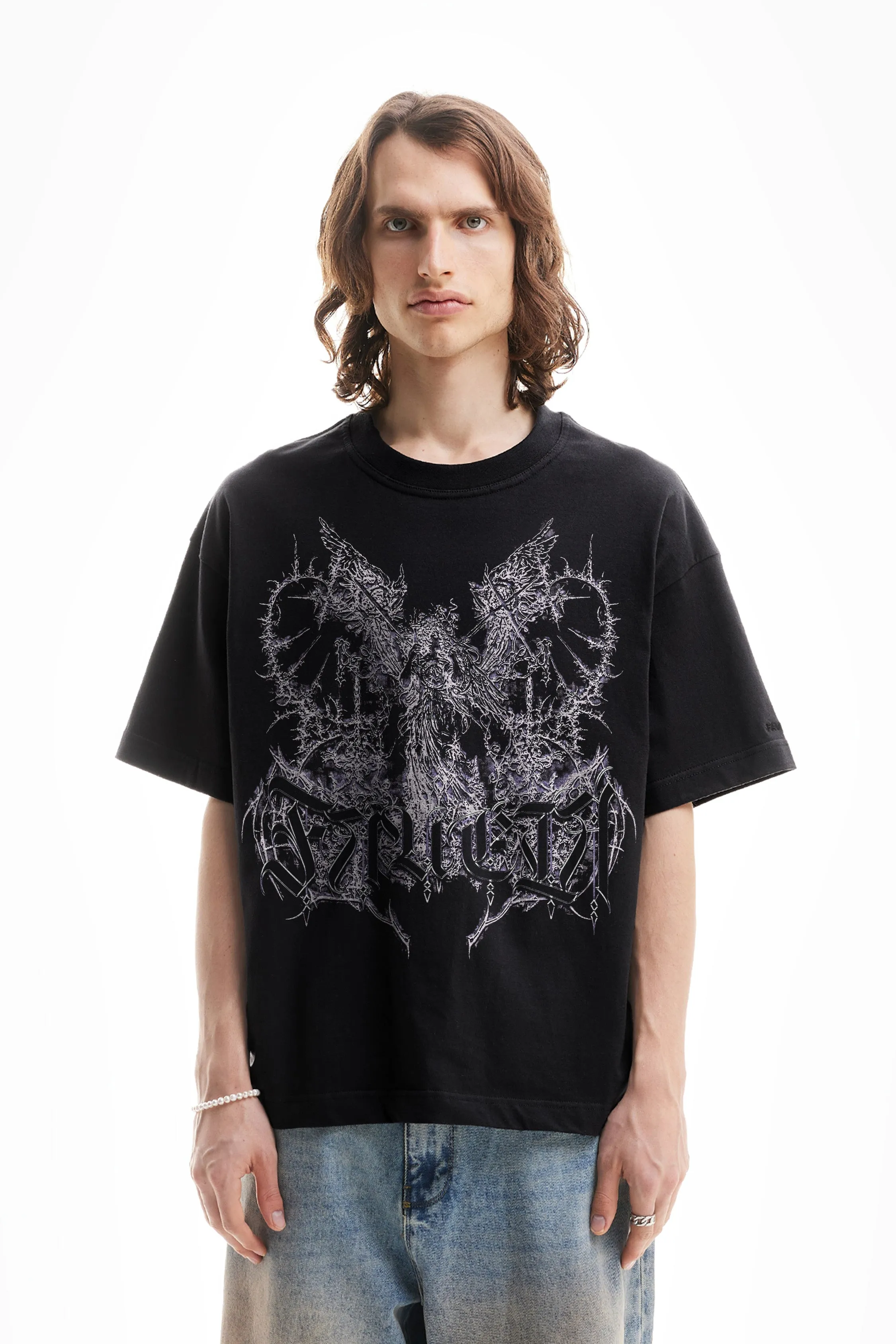 CHROME ANGEL BLACK T-SHIRT