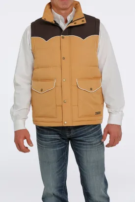 Cinch | Gold Quilted Vest