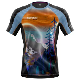 CRAZY T-SHIRT AIR MAGLIA RUNNING MANICHE CORTE UOMO Colore Oriente