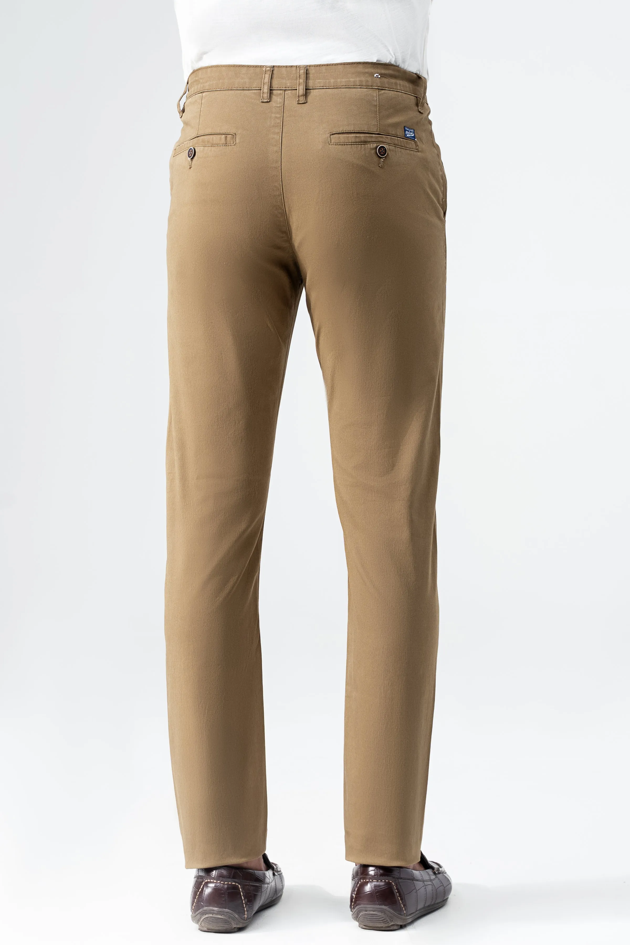 CROSS POCKET TWILL SLIMFIT PANT DARK KHAKI