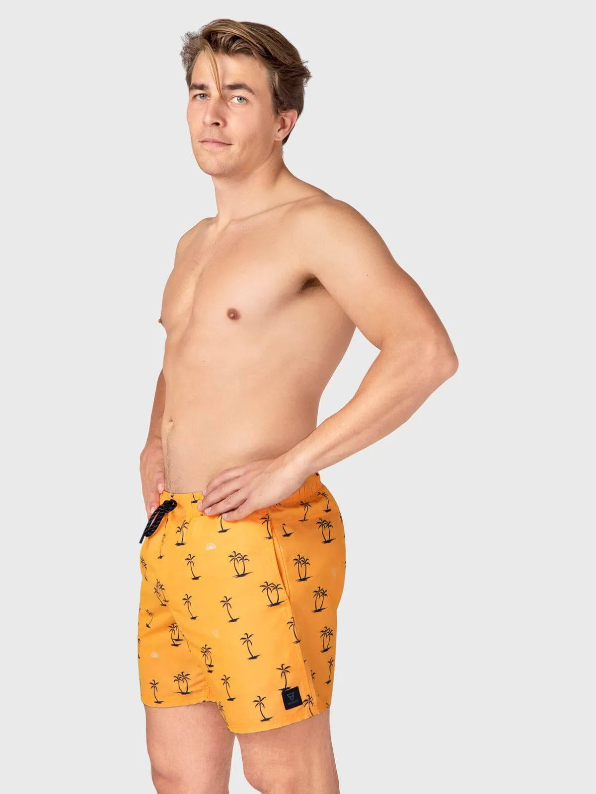 CrunECO-Mini-N Men Swim Shorts | Yellow-Orange