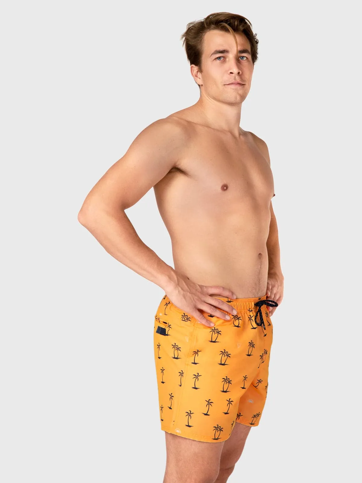 CrunECO-Mini-N Men Swim Shorts | Yellow-Orange