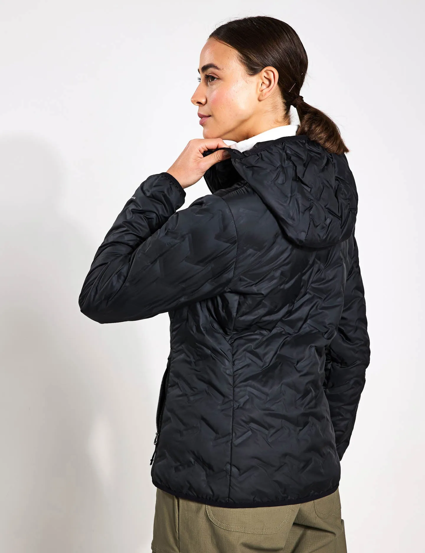 Delta Ridge II Down Hooded Jacket - Black