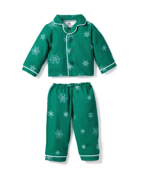 Doll Flannel Pajamas in Emerald Wonderland