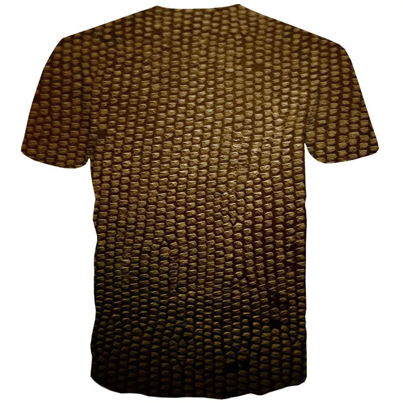 Dotted metal texture tshirts Casual shirt 3D special texture Casual art costume man different