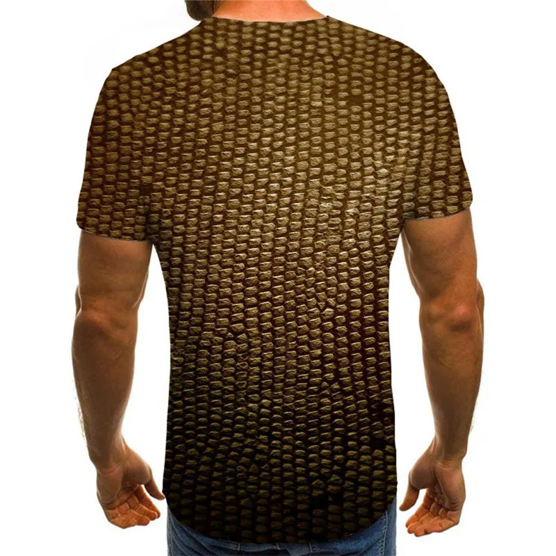 Dotted metal texture tshirts Casual shirt 3D special texture Casual art costume man different