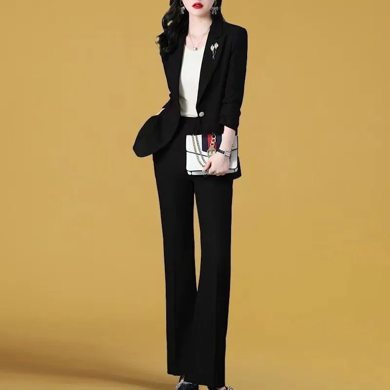 Elegant Women's Business Suit – Stylish 2-Piece Set in Multiple Colors & Sizes M-4XL