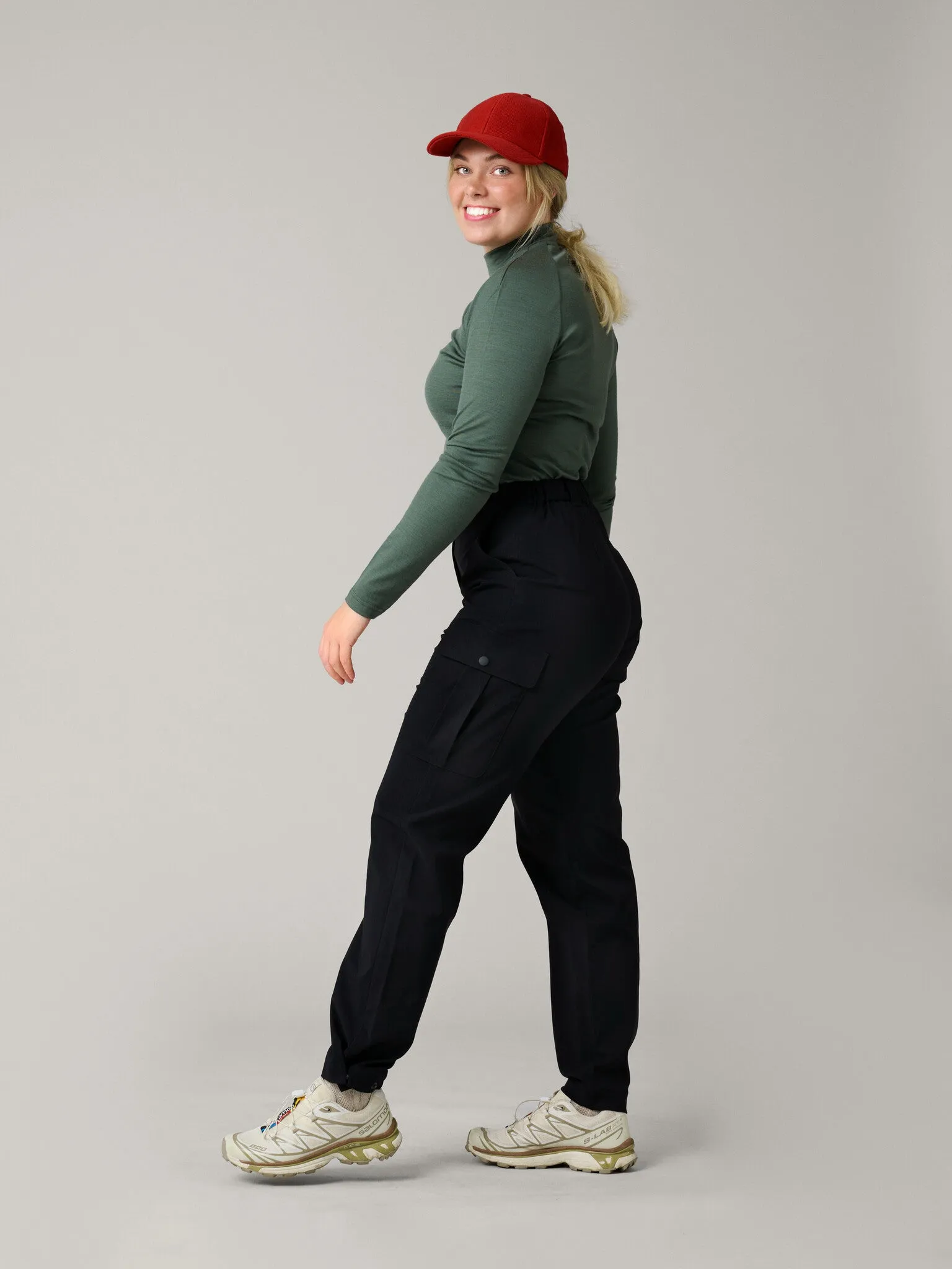 Elsa Cargo Pants Black