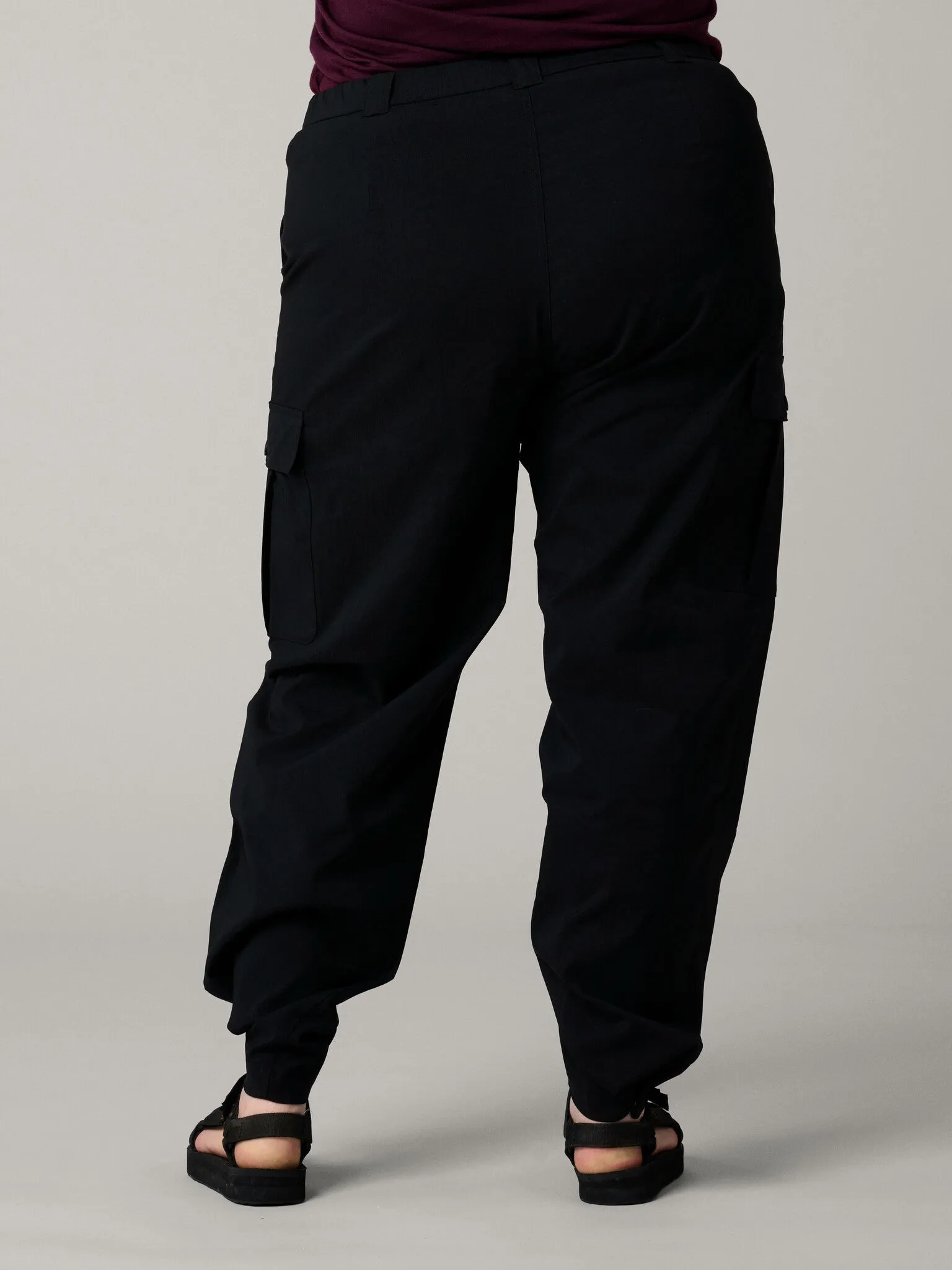 Elsa Cargo Pants Black