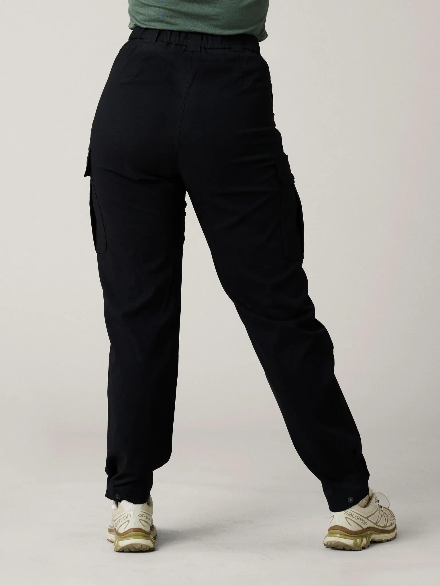 Elsa Cargo Pants Black