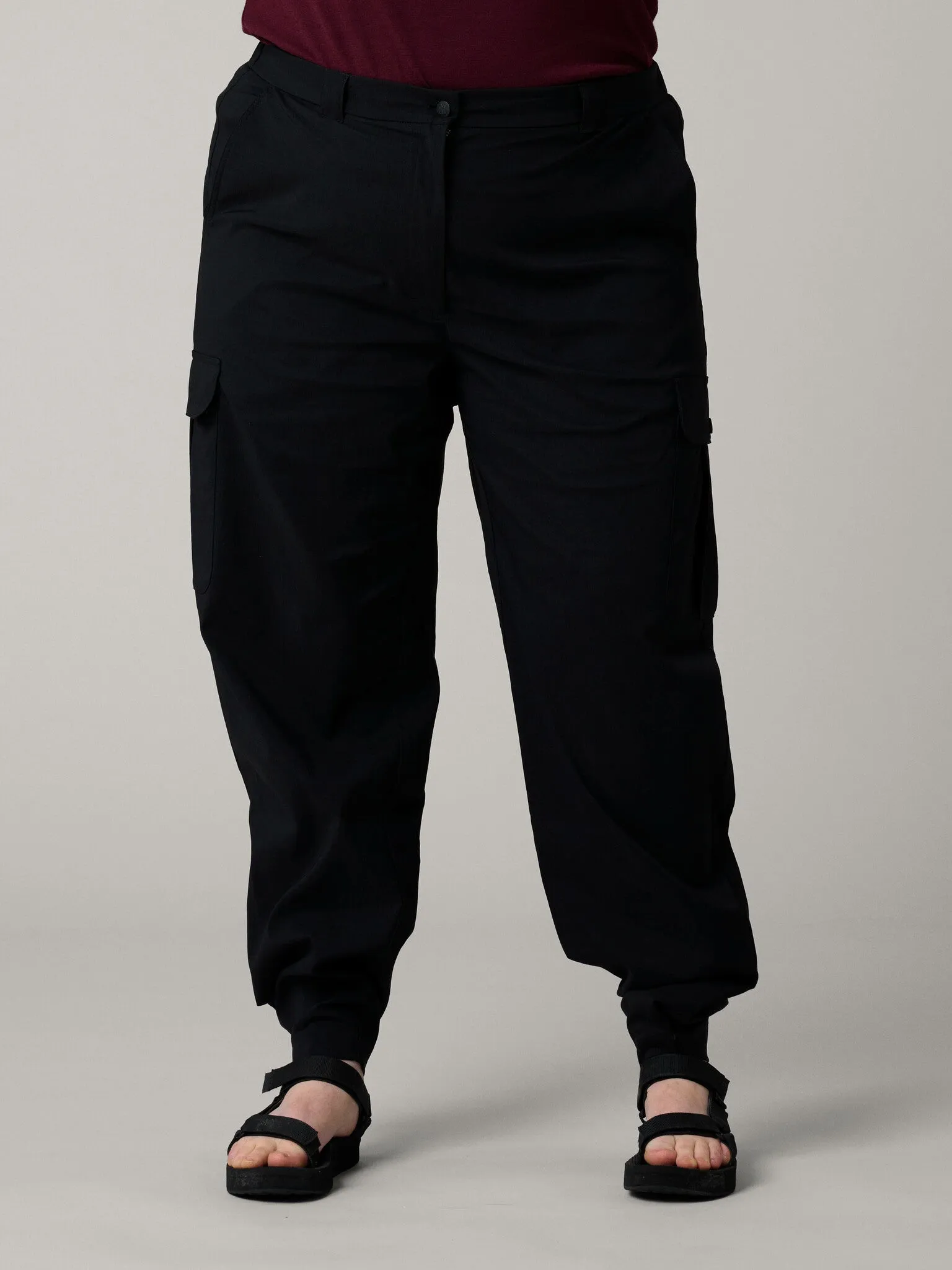 Elsa Cargo Pants Black