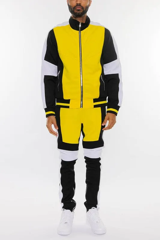 Eric Color Block Track Suit