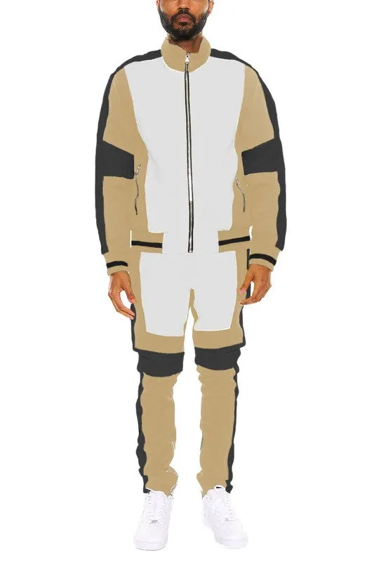 Eric Color Block Track Suit