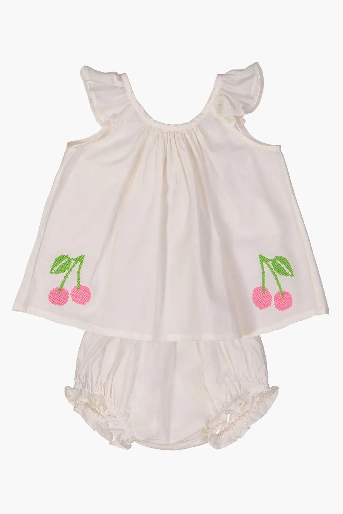 Everbloom Petal Baby Girls Set - Cherry