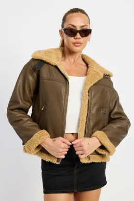 Faux Shearling Jacket