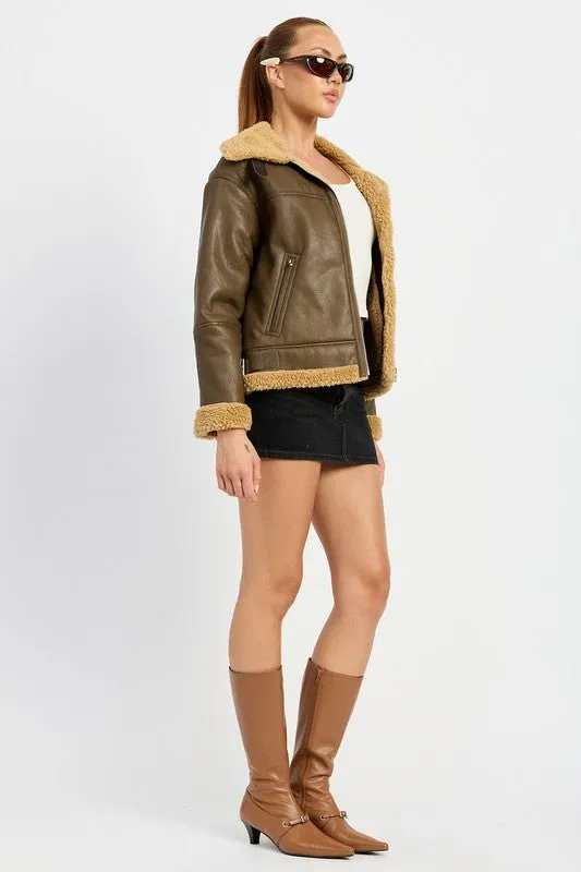 Faux Shearling Jacket