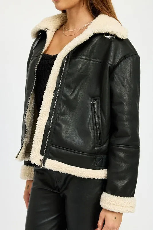 Faux Shearling Jacket