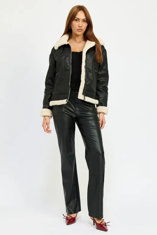 Faux Shearling Jacket