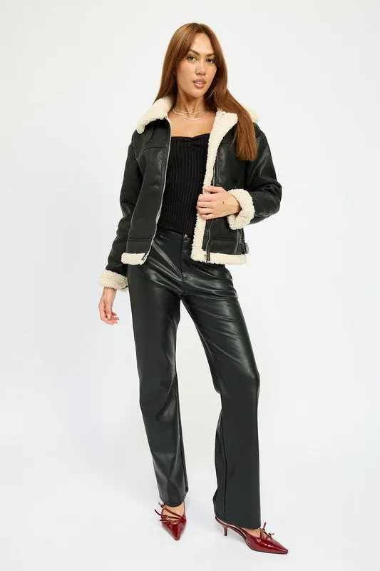 Faux Shearling Jacket