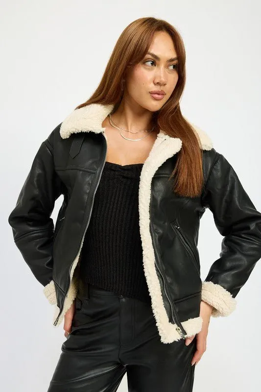 Faux Shearling Jacket