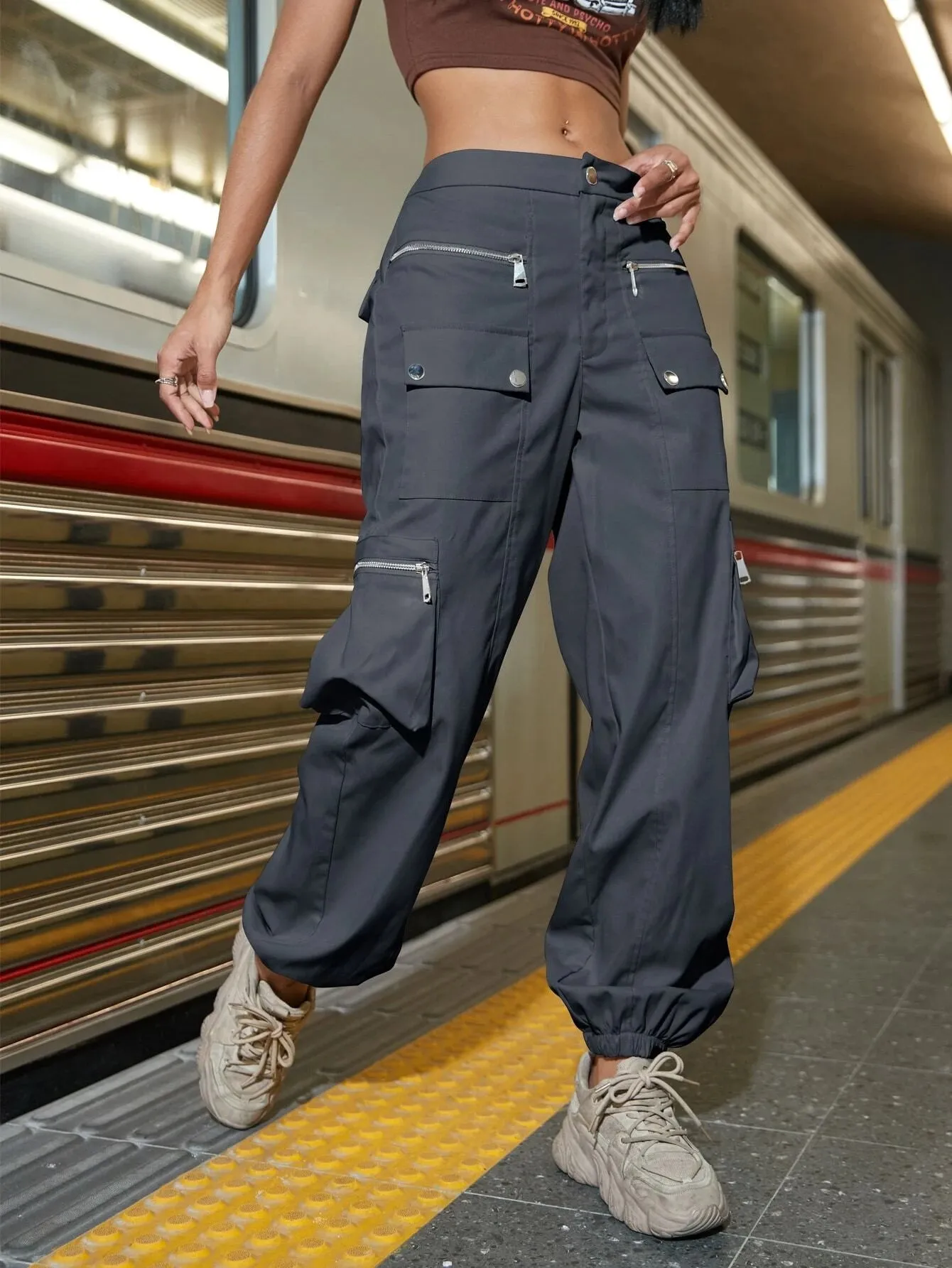 Flap Pocket Utility Pants