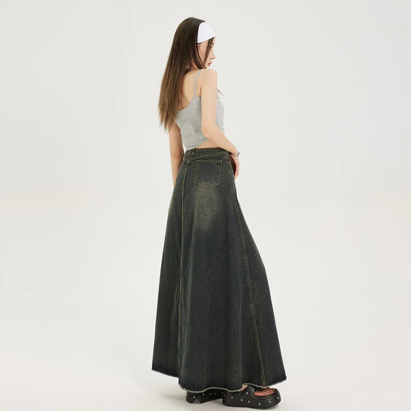 Flared Bottom High Waist Skirt