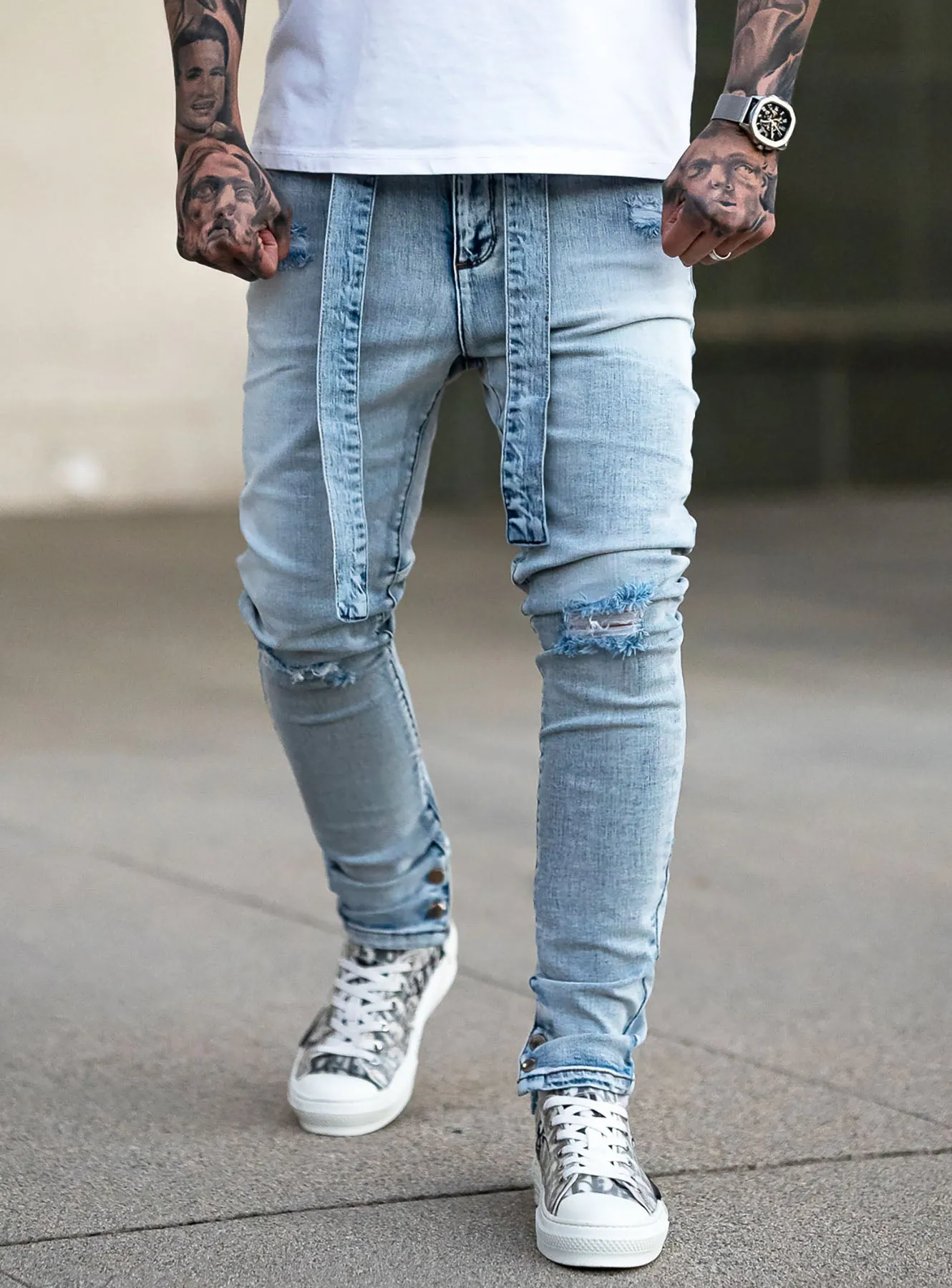 Fog Jeans in Light Blue