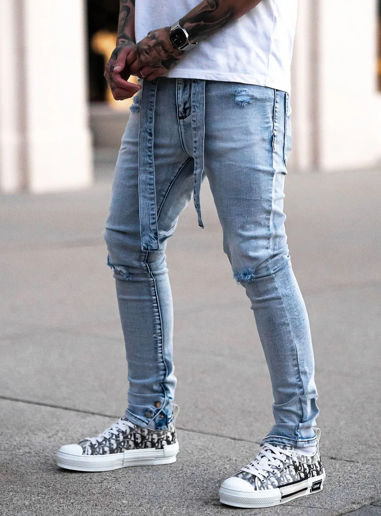 Fog Jeans in Light Blue